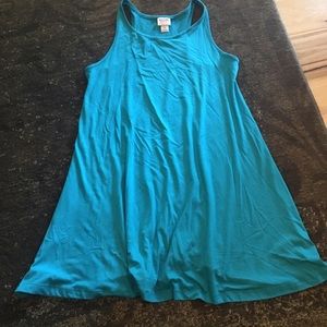 Turquoise Tshirt dress